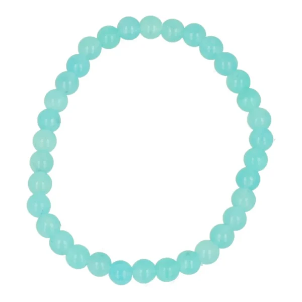 A-kwaliteit amazoniet kinderarmband met kralen van 4mm