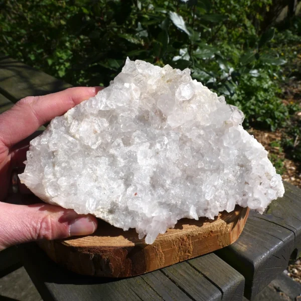 Fraai bergkristal cluster BK2 uit de Himalaya vol heldere kristallen