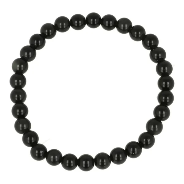 Regenboog obsidiaan armband 6mm