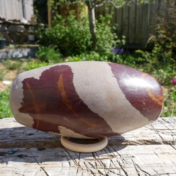 Fraaie grote shiva lingam van 20,5cm lang uit India